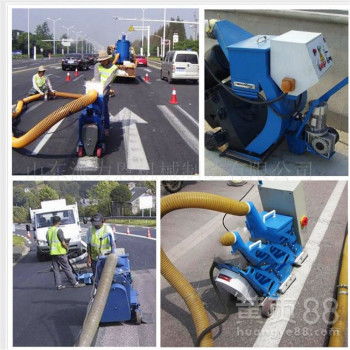 大連路面移動式拋丸機鋼丸打磨清銹設
