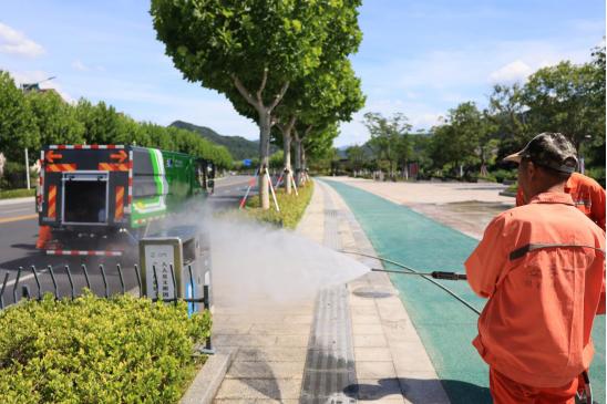 湖州安吉道路清潔添利器城市顏值再提升