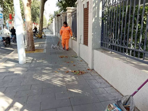 橋西環(huán)衛(wèi)打響落葉季道路清潔 保衛(wèi)戰(zhàn)