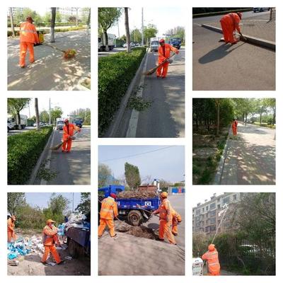 崮云湖街道環衛、保潔齊努力