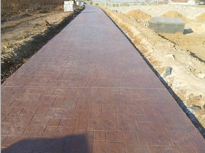 湛江霞山水泥壓花壓印道路與普通地坪區(qū)別