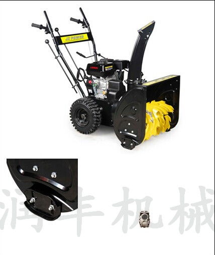 【廠家直銷大功率掃雪機路面積雪拋雪機小型手推式掃雪機】- 