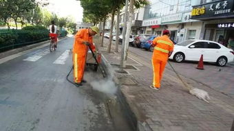 橋西環(huán)衛(wèi)開展道路油污集中清洗行動(dòng)