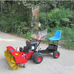 【小型手推式掃雪機滾刷式道路清理清雪機自走式拋雪機】-