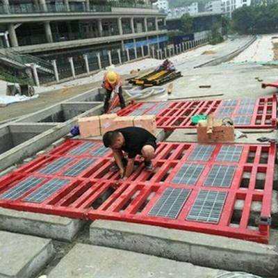 合川水魔方環(huán)保洗車槽操作流程,工地清洗平臺(tái)