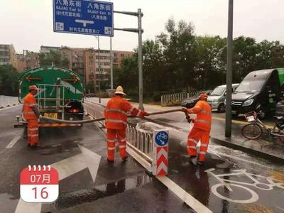 「擦亮城市西大門」精細化保潔作業 降低道路積塵負荷