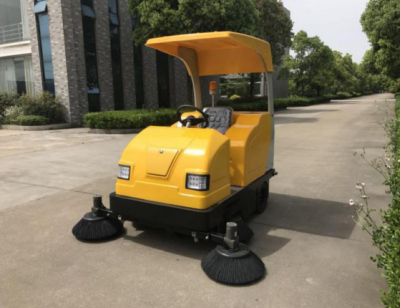 明潔威駕駛式掃地車機場公園物業保潔清掃車